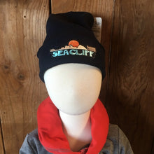 Load image into Gallery viewer, Fold Beanie - Seacliff Cement Ship
