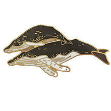 Load image into Gallery viewer, Wildlife Pin - Humpback Whales
