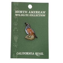 Load image into Gallery viewer, Wildlife Pin - California Quail
