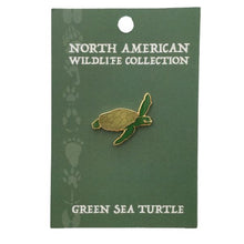 Load image into Gallery viewer, Wildlife Pin - Green Sea Turtle
